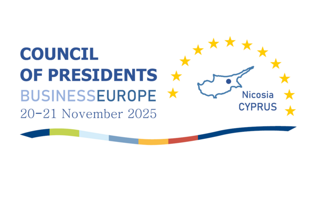 Logo des Council of Presidents von BusinessEurope in Nikosia