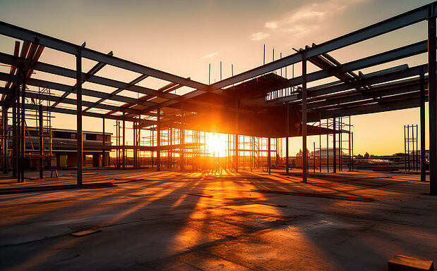 Leeres Fabriksgelände